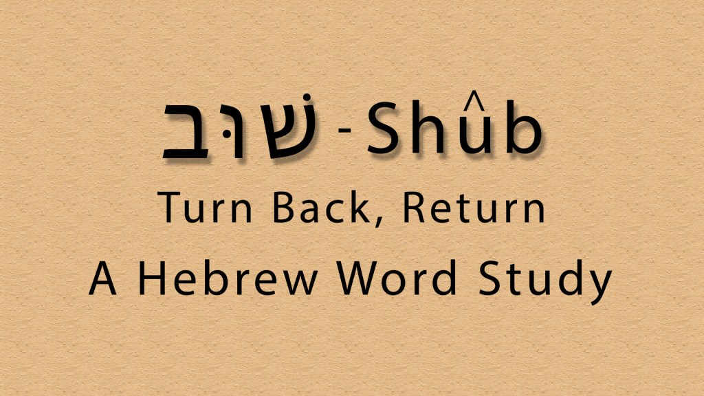 שׁוּב – Shûb – A Hebrew Word&nbsp;Study